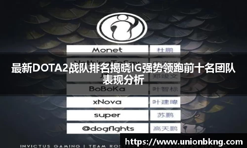 最新DOTA2战队排名揭晓IG强势领跑前十名团队表现分析