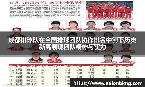 成都排球队在全国排球团队协作排名中创下历史新高展现团队精神与实力